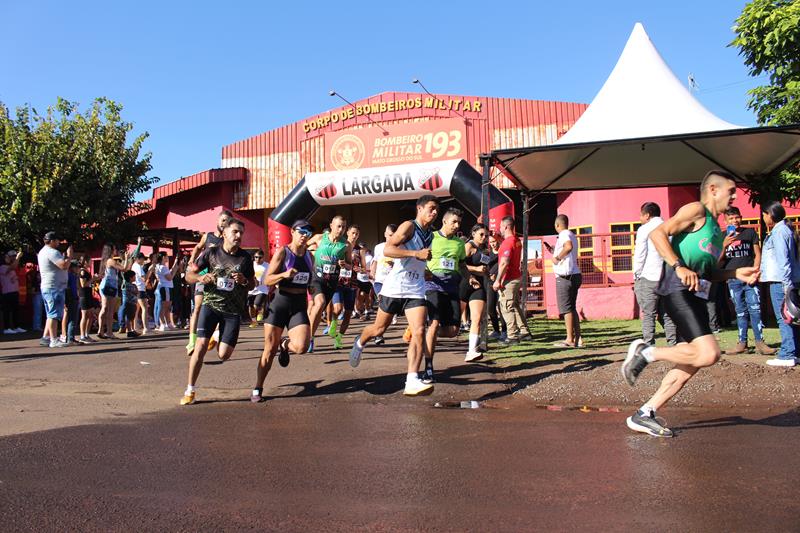 Atletas de Amambai e Iguatemi vencem a 1ª Corrida Heróis do Fogo em Amambai