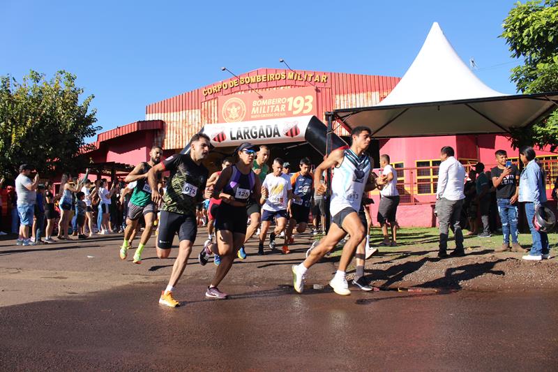 Atletas de Amambai e Iguatemi vencem a 1ª Corrida Heróis do Fogo em Amambai