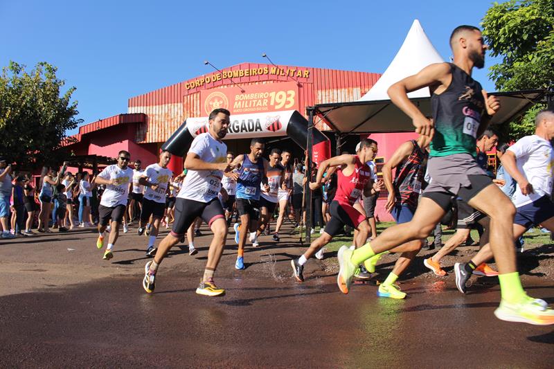 Atletas de Amambai e Iguatemi vencem a 1ª Corrida Heróis do Fogo em Amambai