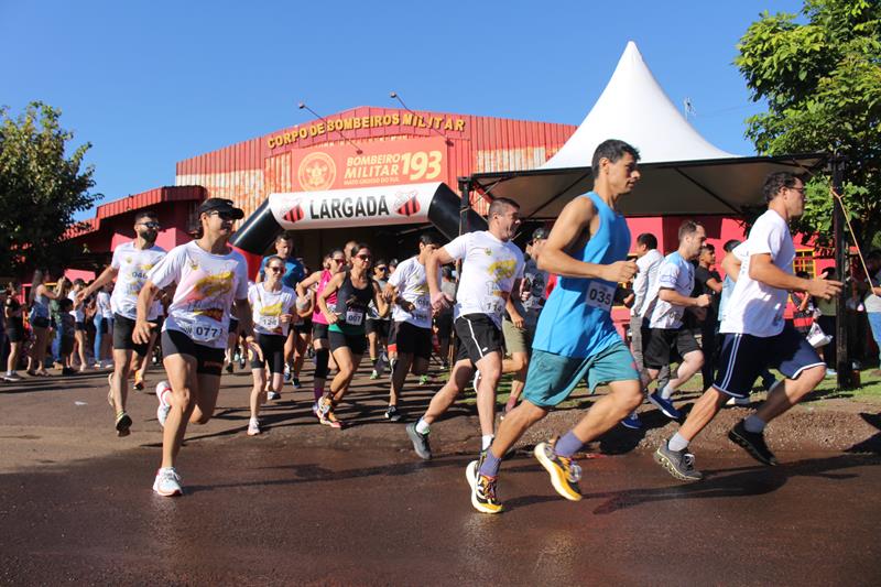 Atletas de Amambai e Iguatemi vencem a 1ª Corrida Heróis do Fogo em Amambai