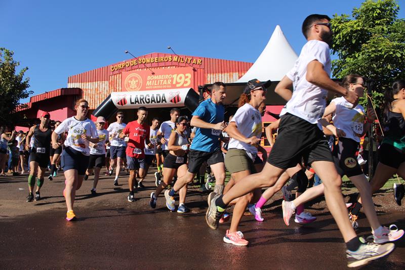 Atletas de Amambai e Iguatemi vencem a 1ª Corrida Heróis do Fogo em Amambai