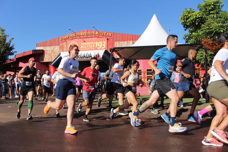 Atletas de Amambai e Iguatemi vencem a 1ª Corrida Heróis do Fogo em Amambai