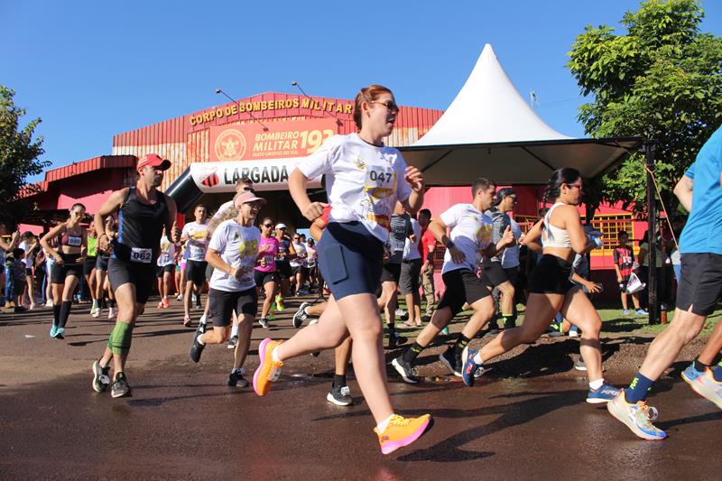 Atletas de Amambai e Iguatemi vencem a 1ª Corrida Heróis do Fogo em Amambai