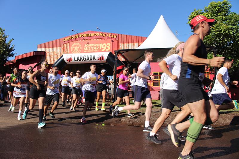 Atletas de Amambai e Iguatemi vencem a 1ª Corrida Heróis do Fogo em Amambai