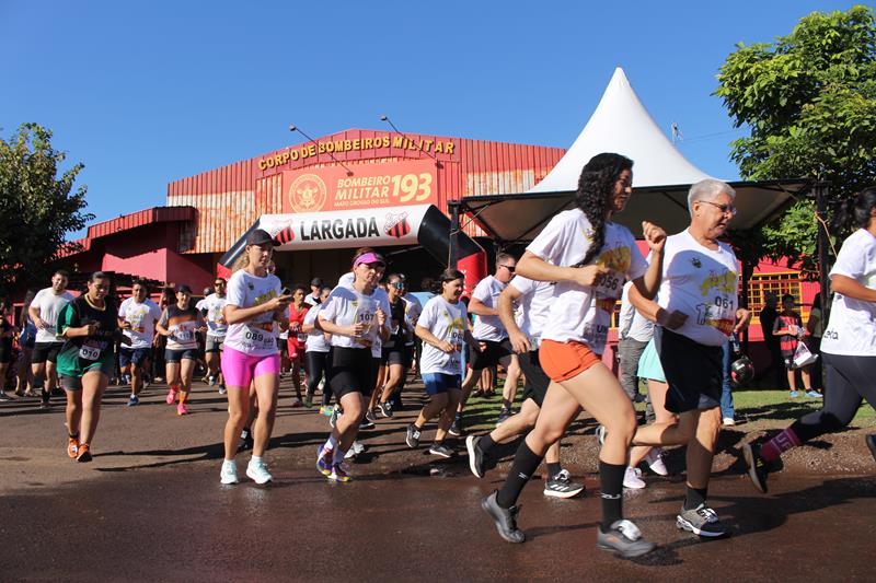 Atletas de Amambai e Iguatemi vencem a 1ª Corrida Heróis do Fogo em Amambai