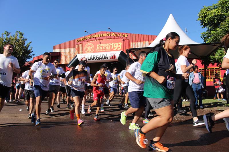 Atletas de Amambai e Iguatemi vencem a 1ª Corrida Heróis do Fogo em Amambai