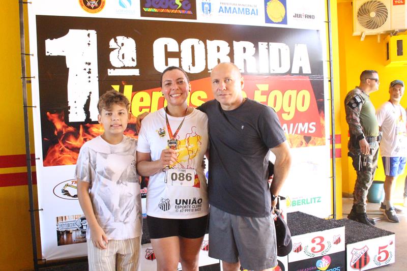 Atletas de Amambai e Iguatemi vencem a 1ª Corrida Heróis do Fogo em Amambai