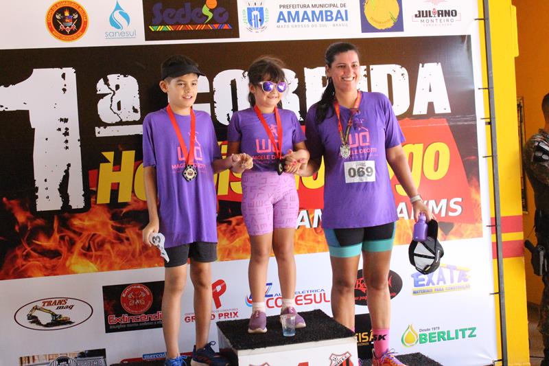 Atletas de Amambai e Iguatemi vencem a 1ª Corrida Heróis do Fogo em Amambai