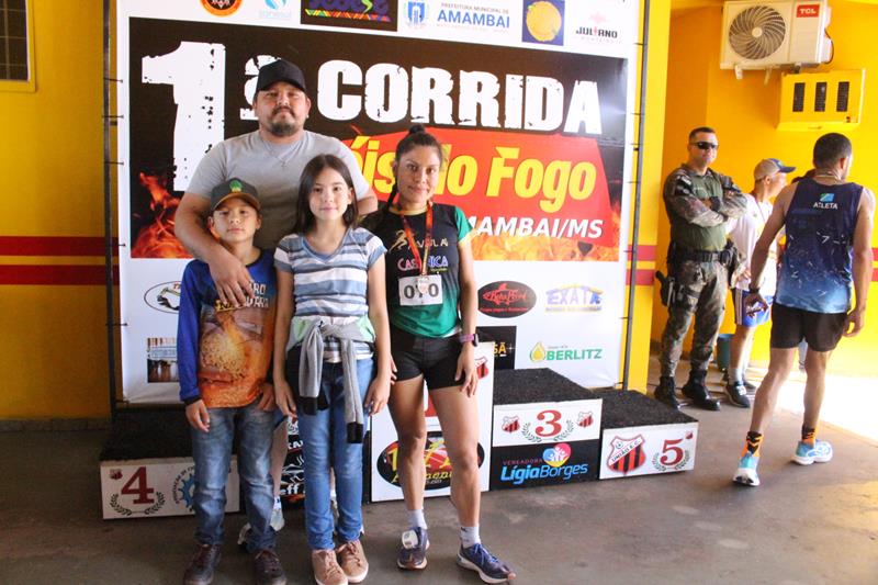 Atletas de Amambai e Iguatemi vencem a 1ª Corrida Heróis do Fogo em Amambai