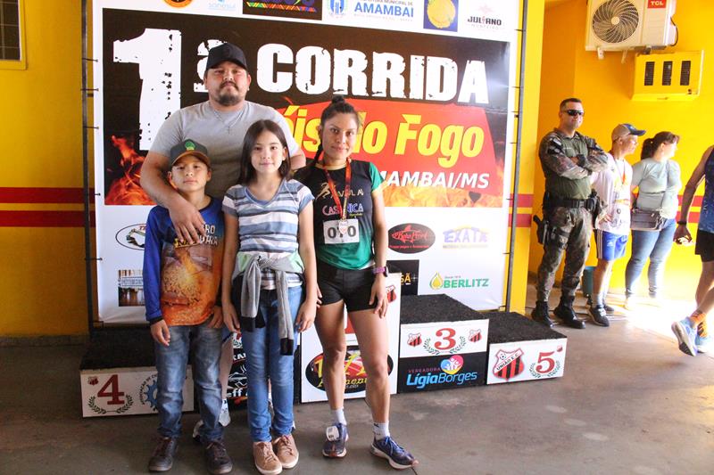 Atletas de Amambai e Iguatemi vencem a 1ª Corrida Heróis do Fogo em Amambai