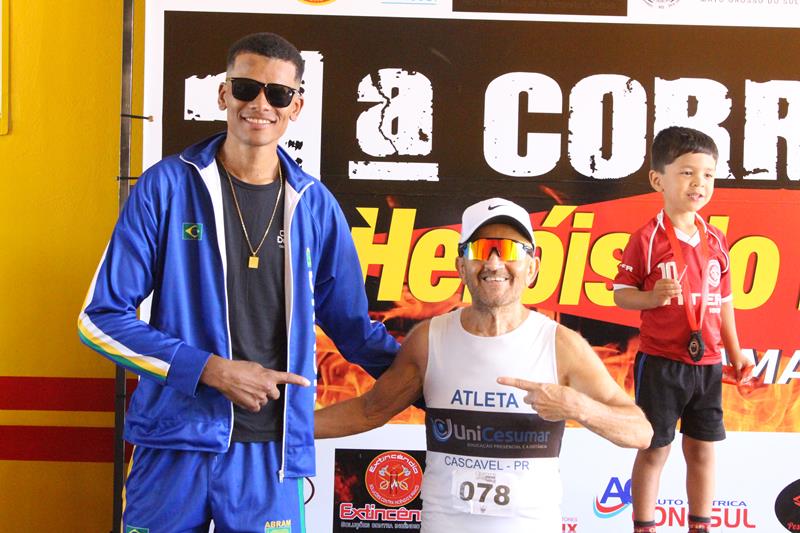 Atletas de Amambai e Iguatemi vencem a 1ª Corrida Heróis do Fogo em Amambai