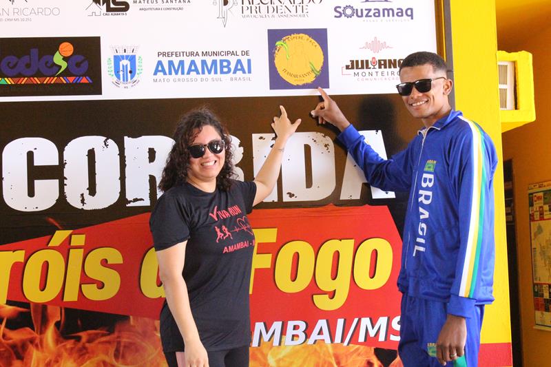 Atletas de Amambai e Iguatemi vencem a 1ª Corrida Heróis do Fogo em Amambai