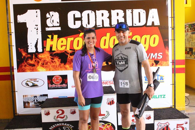 Atletas de Amambai e Iguatemi vencem a 1ª Corrida Heróis do Fogo em Amambai