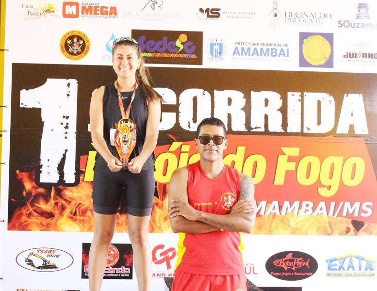 Atletas de Amambai e Iguatemi vencem a 1ª Corrida Heróis do Fogo em Amambai