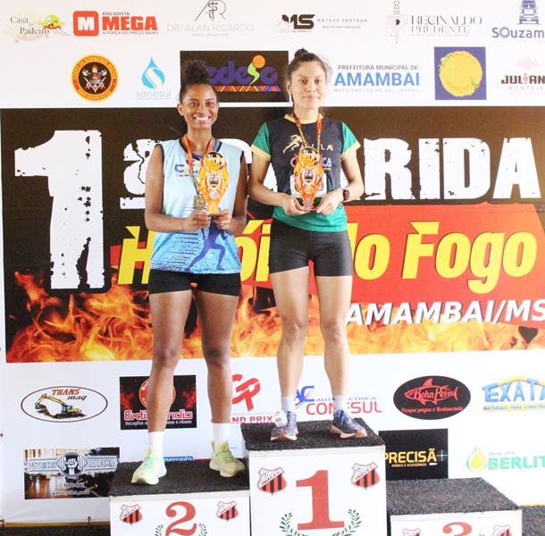 Atletas de Amambai e Iguatemi vencem a 1ª Corrida Heróis do Fogo em Amambai