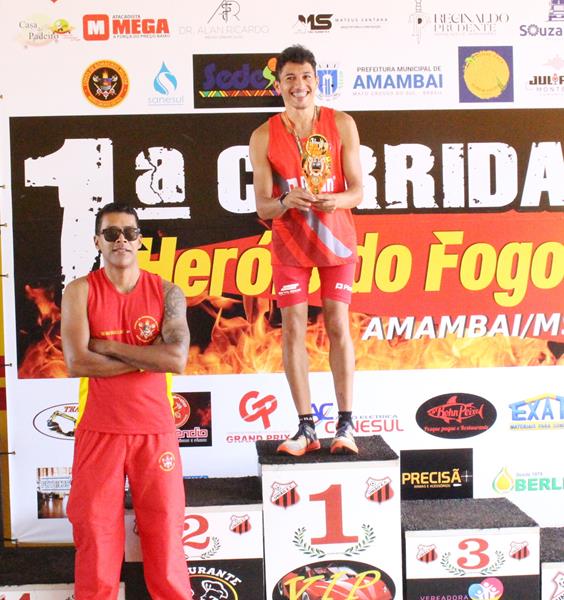 Atletas de Amambai e Iguatemi vencem a 1ª Corrida Heróis do Fogo em Amambai