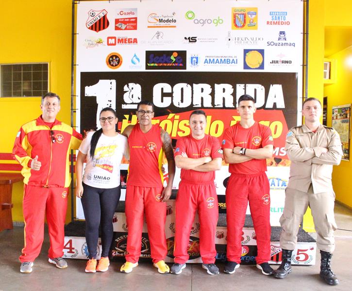 Atletas de Amambai e Iguatemi vencem a 1ª Corrida Heróis do Fogo em Amambai