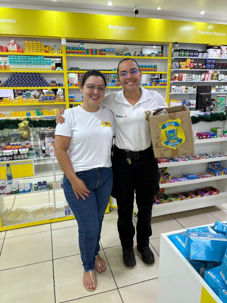 Polícia Científica de Amambai celebra sucesso da campanha Caixa Encantada, com 162 kits de brinquedos arrecadados