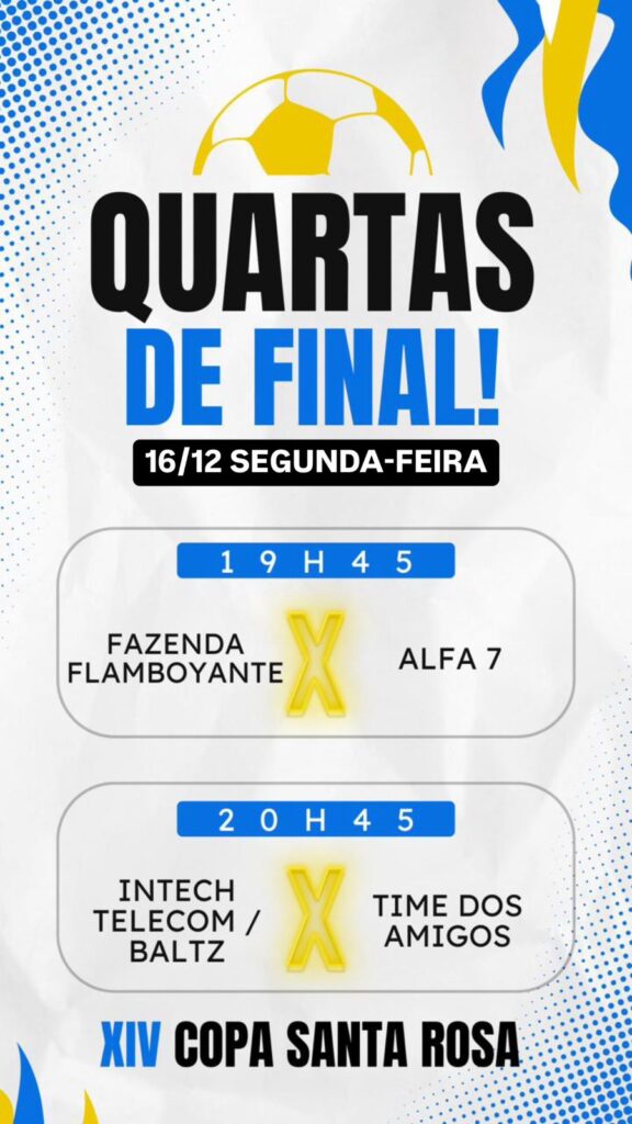 Copa Santa Rosa de Suíço define últimos semifinalistas nesta segunda em Amambai