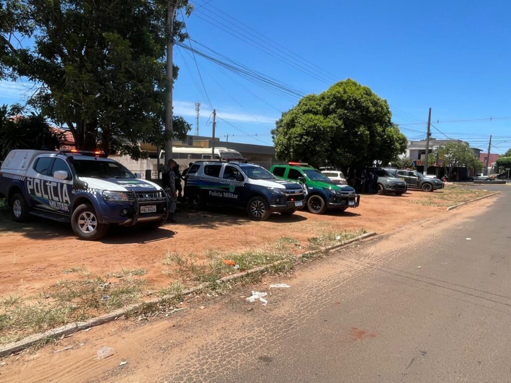 Polícia Militar garante segurança durante entrega de cestas básicas na Aldeia Limão Verde