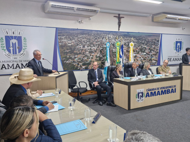 Prefeitura de Amambai participa da abertura do ano legislativo de 2025