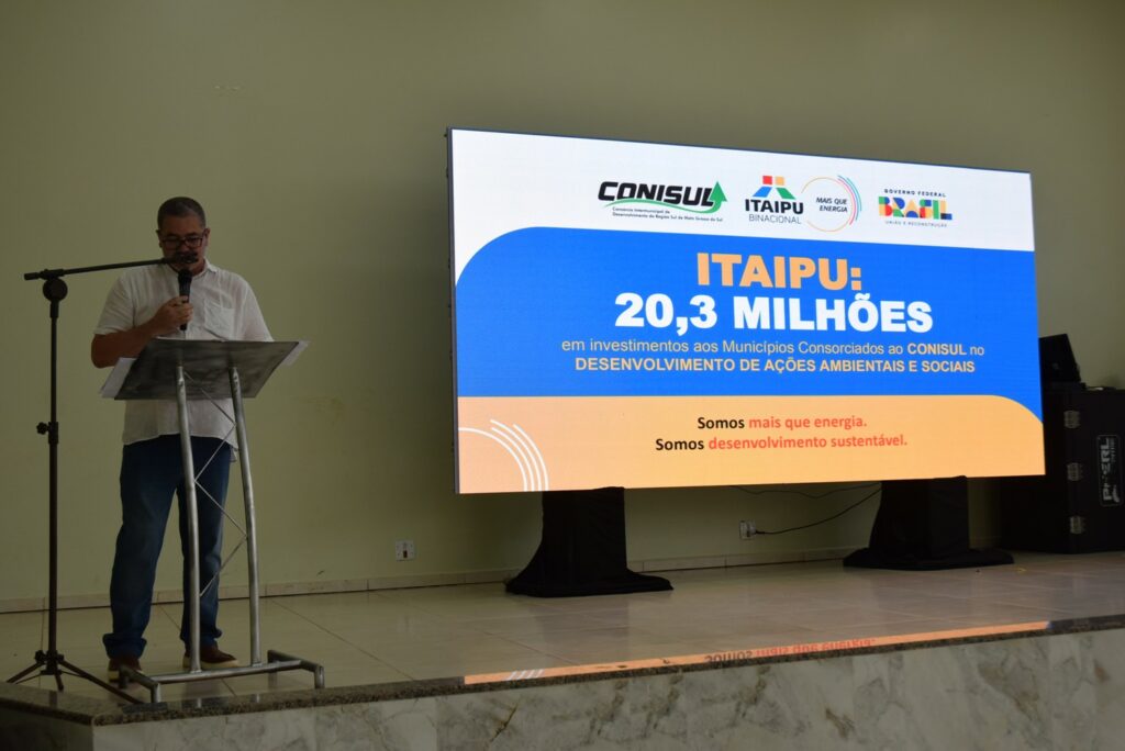 Itaipu e Conisul realizam reunião em Iguatemi para entrega de R$ 20,3 milhões em ações e investimentos aos municípios consorciados