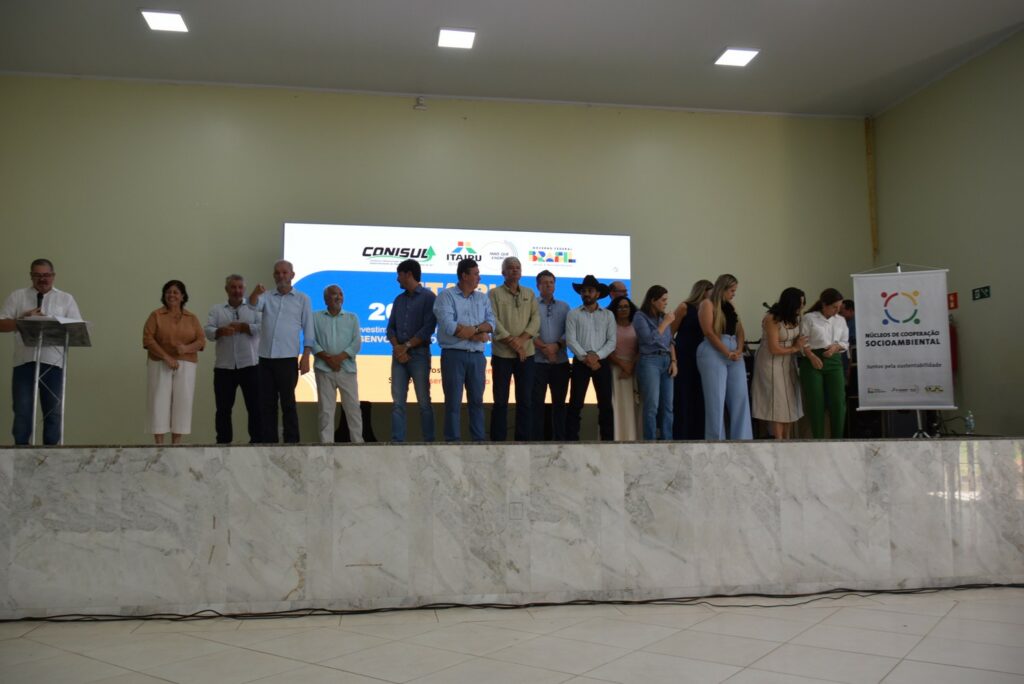 Itaipu e Conisul realizam reunião em Iguatemi para entrega de R$ 20,3 milhões em ações e investimentos aos municípios consorciados