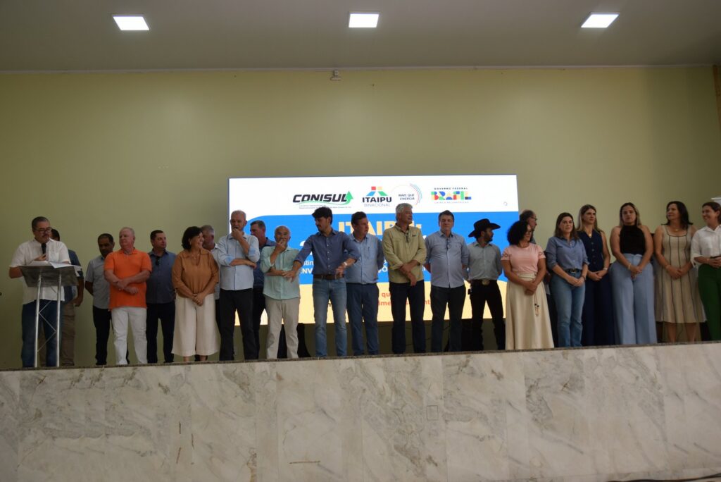 Itaipu e Conisul realizam reunião em Iguatemi para entrega de R$ 20,3 milhões em ações e investimentos aos municípios consorciados