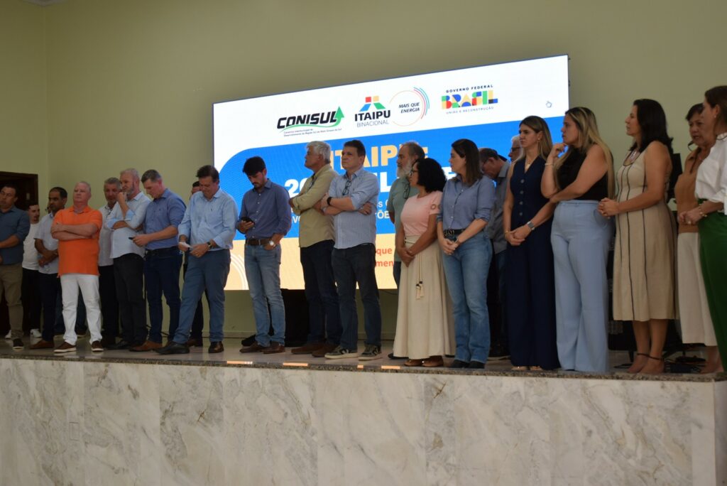 Itaipu e Conisul realizam reunião em Iguatemi para entrega de R$ 20,3 milhões em ações e investimentos aos municípios consorciados