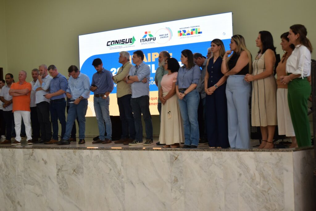 Itaipu e Conisul realizam reunião em Iguatemi para entrega de R$ 20,3 milhões em ações e investimentos aos municípios consorciados