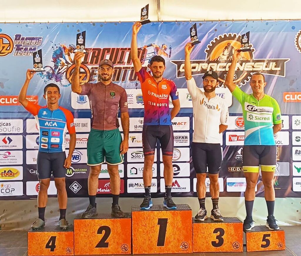 Equipe da ACA conquista 10 pódios para Amambai na etapa de abertura da Copa Conesul de MTB 2025