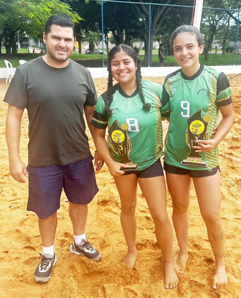 Dupla Ana Paula e Larissa Spagnol é a campeã do 1º Torneio de Vôlei de Praia em Amambai