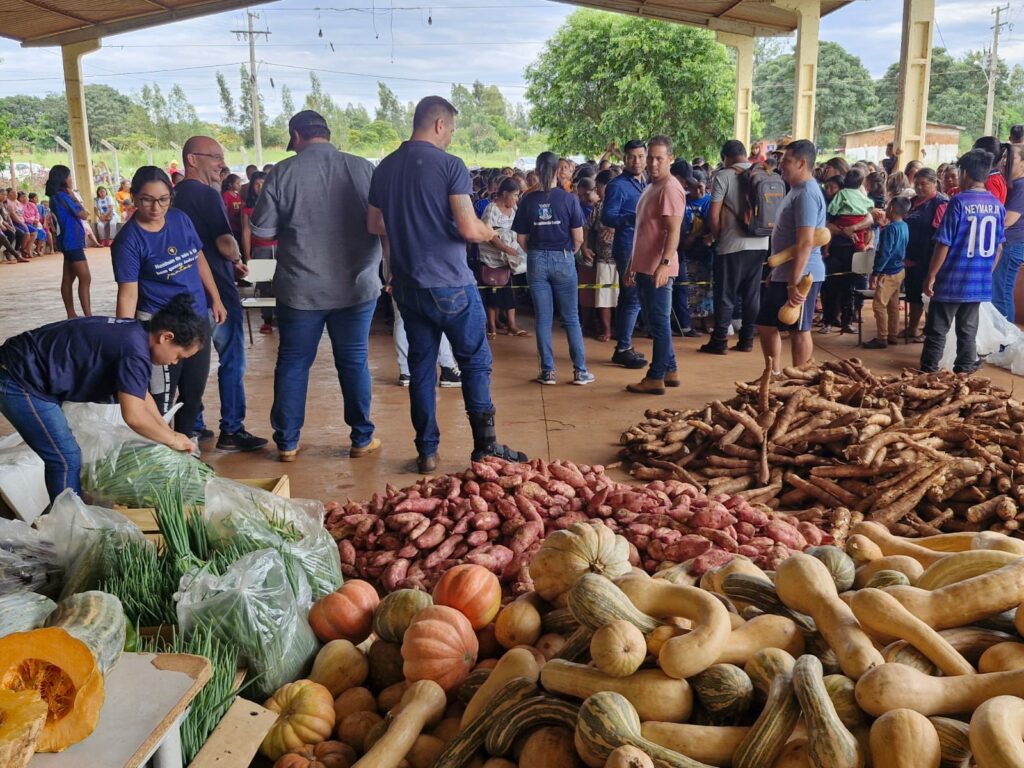 PAA: Prefeitura de Amambai distribui 7 toneladas de alimento na Aldeia Amambai