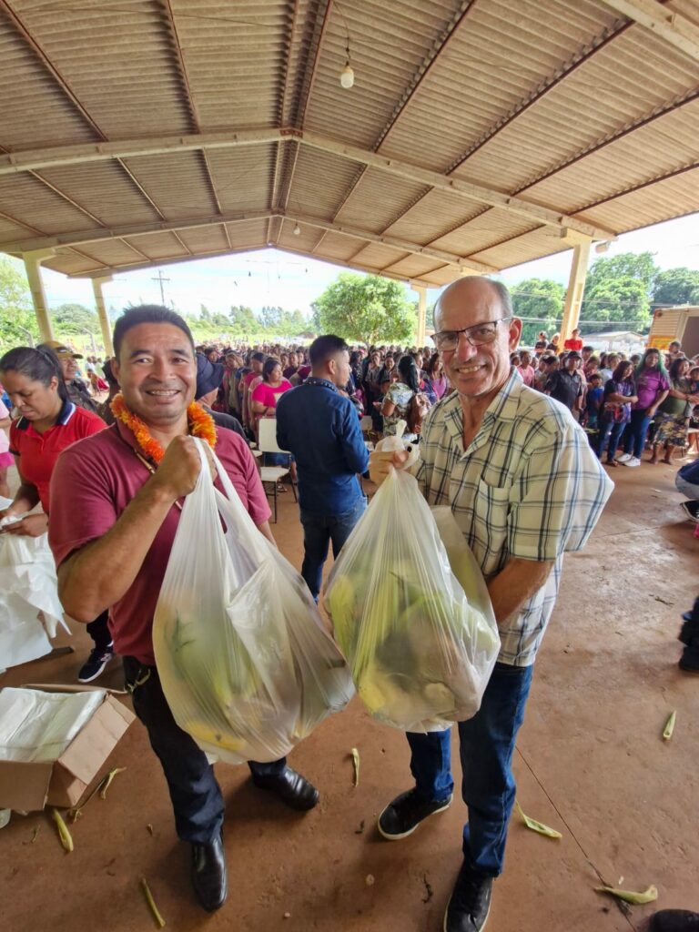 PAA: Prefeitura de Amambai distribui 7 toneladas de alimento na Aldeia Amambai