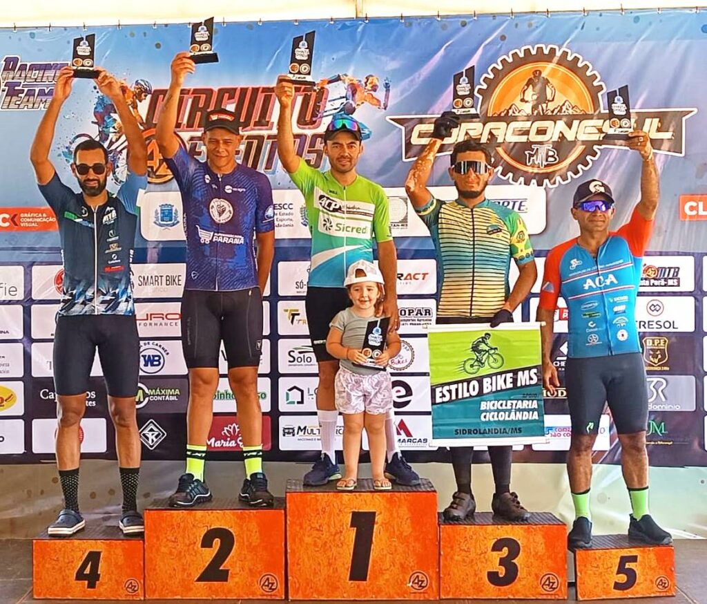 Equipe da ACA conquista 10 pódios para Amambai na etapa de abertura da Copa Conesul de MTB 2025