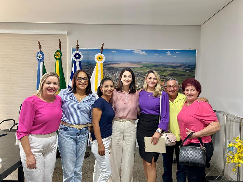 Janete Córdoba e amigos recepcionam em Amambai, Gianni Nogueira, vice-prefeita de Dourados