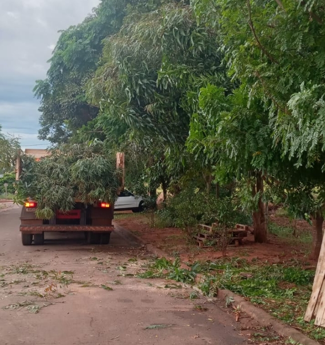 Prefeitura de Amambai intensifica ações para reparar estragos causados pela forte chuva de segunda-feira (17)