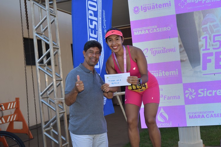 15ª Corrida Feminina, em Comemoração à Semana da Mulher, movimentou a manhã de domingo, dia 16, em Iguatemi