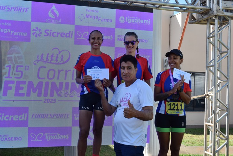 15ª Corrida Feminina, em Comemoração à Semana da Mulher, movimentou a manhã de domingo, dia 16, em Iguatemi