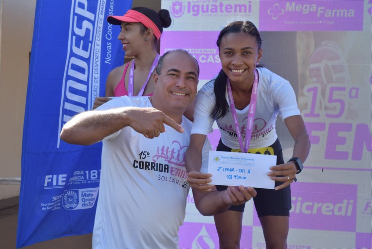 15ª Corrida Feminina, em Comemoração à Semana da Mulher, movimentou a manhã de domingo, dia 16, em Iguatemi