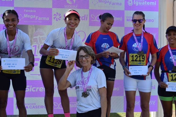 15ª Corrida Feminina, em Comemoração à Semana da Mulher, movimentou a manhã de domingo, dia 16, em Iguatemi