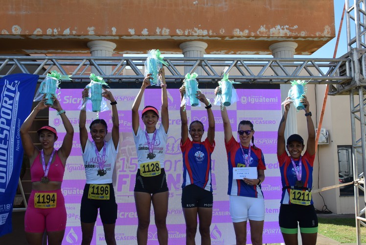 15ª Corrida Feminina, em Comemoração à Semana da Mulher, movimentou a manhã de domingo, dia 16, em Iguatemi