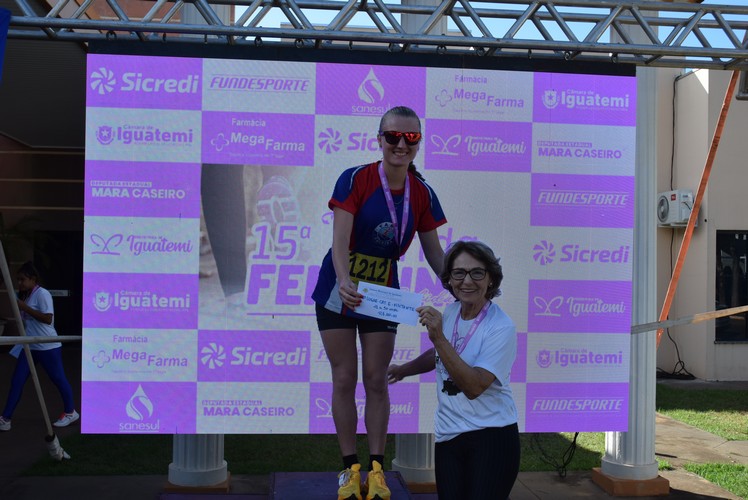 15ª Corrida Feminina, em Comemoração à Semana da Mulher, movimentou a manhã de domingo, dia 16, em Iguatemi