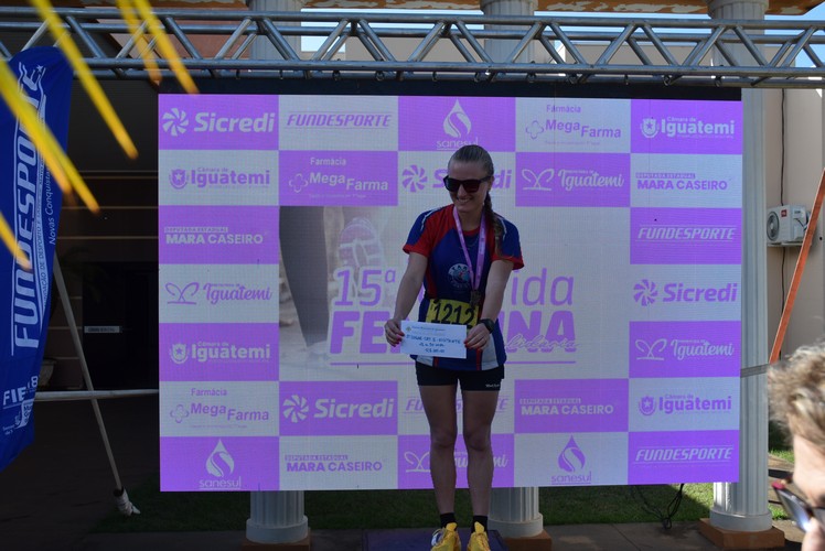 15ª Corrida Feminina, em Comemoração à Semana da Mulher, movimentou a manhã de domingo, dia 16, em Iguatemi