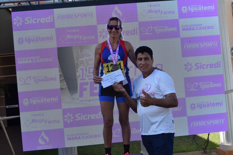 15ª Corrida Feminina, em Comemoração à Semana da Mulher, movimentou a manhã de domingo, dia 16, em Iguatemi