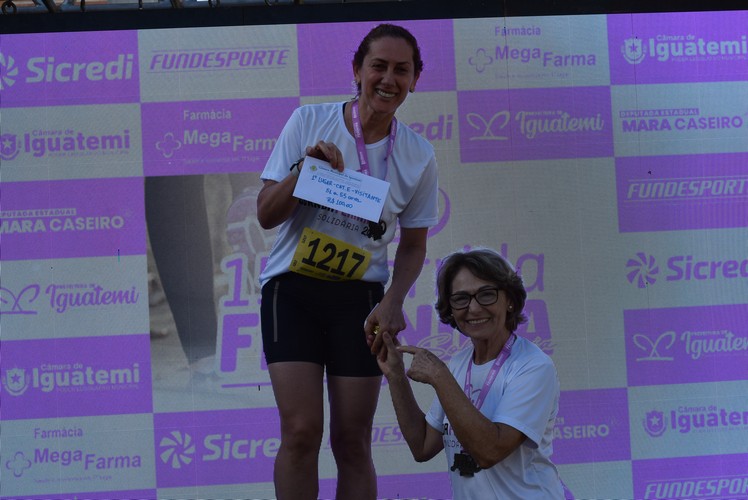 15ª Corrida Feminina, em Comemoração à Semana da Mulher, movimentou a manhã de domingo, dia 16, em Iguatemi