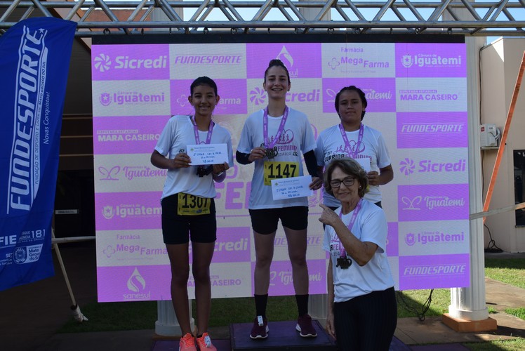 15ª Corrida Feminina, em Comemoração à Semana da Mulher, movimentou a manhã de domingo, dia 16, em Iguatemi