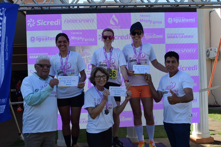 15ª Corrida Feminina, em Comemoração à Semana da Mulher, movimentou a manhã de domingo, dia 16, em Iguatemi