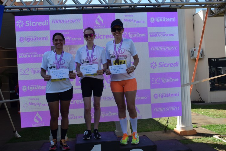 15ª Corrida Feminina, em Comemoração à Semana da Mulher, movimentou a manhã de domingo, dia 16, em Iguatemi