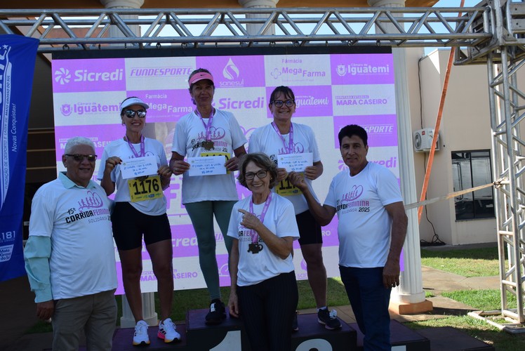 15ª Corrida Feminina, em Comemoração à Semana da Mulher, movimentou a manhã de domingo, dia 16, em Iguatemi